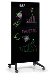 Legamaster mobile glassboard black 90x175 cm - Al Masam Stationery LLC